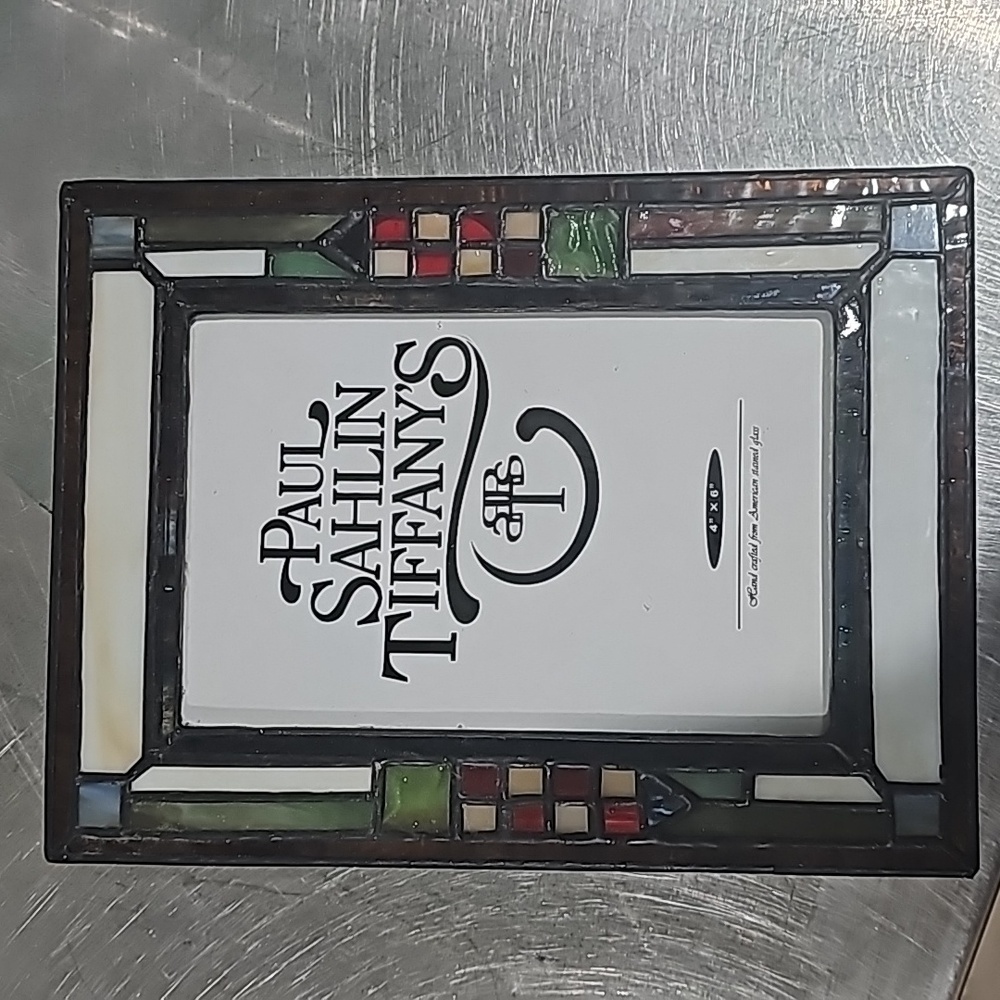Tiffany's stain-glass 4x6 picture frame